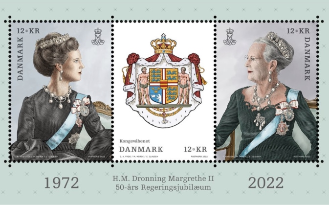 Dronning Margrethe 1972 2022
